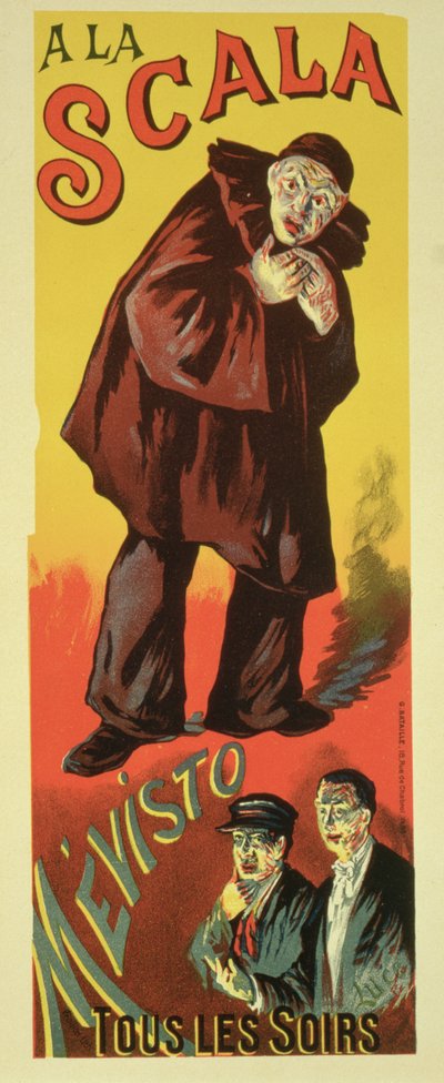 Reproduction of a Poster Advertising 